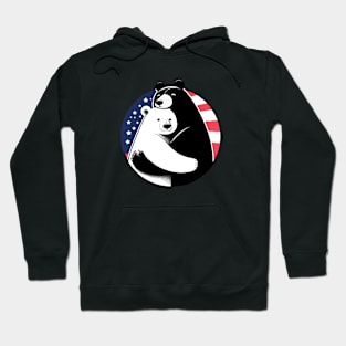 Black And White Bears Hoodie